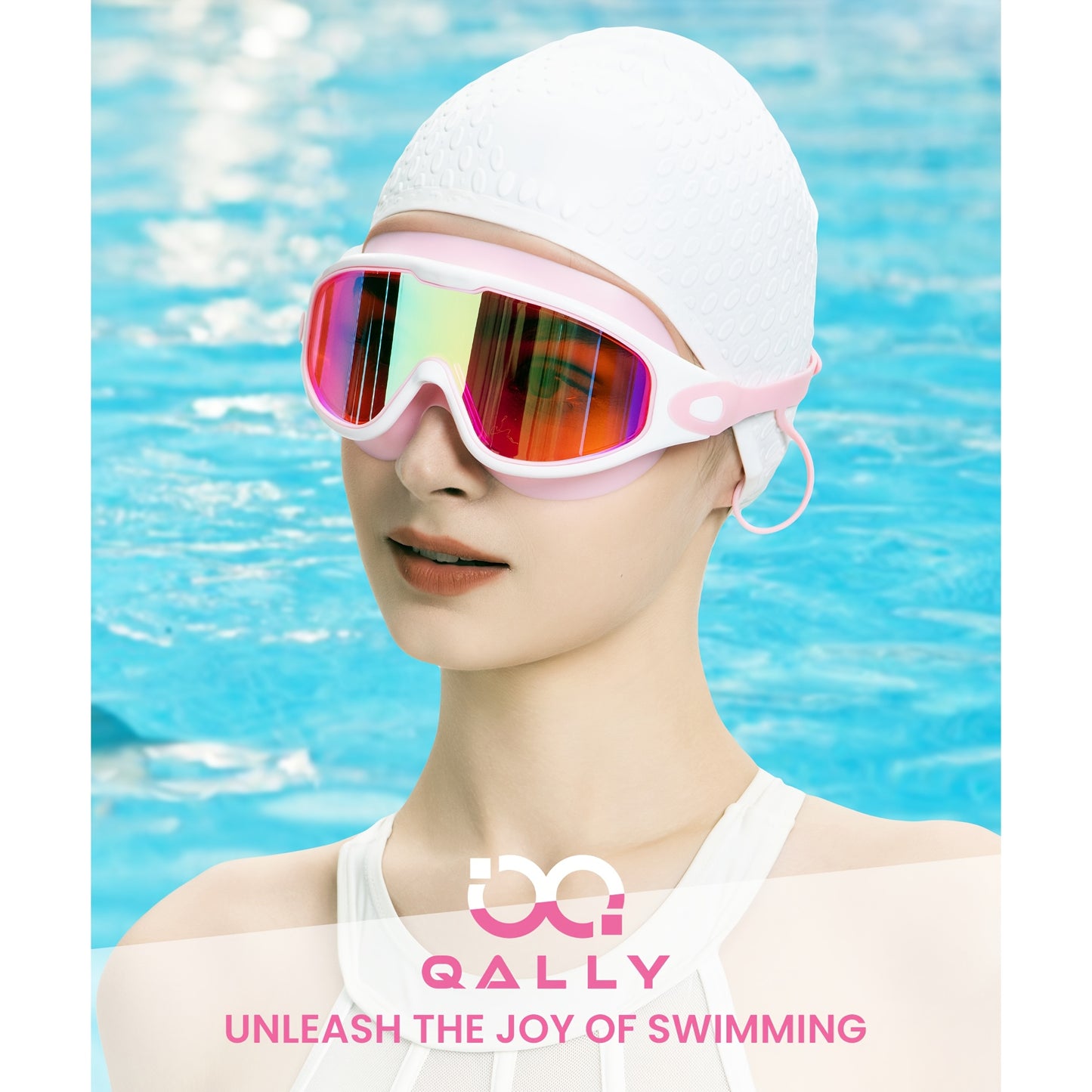 3pcs NSSIW Trendy Retro Adult Large Frame Casual Swimming Goggles Men's Women's Universal Plain Swimming Goggles Goggles - Casual Goggles Swimming Goggles