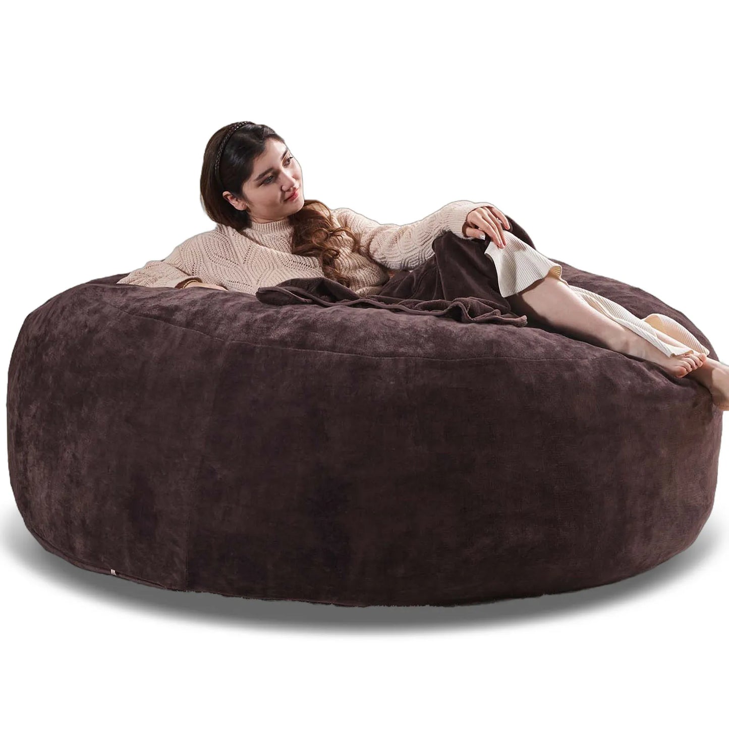 Bean Bag Chair with Filling Included Big Bean Bags Couch for Adults, Giant Beanbag Lazy Sofa for Living Room Bedroom and Dorm