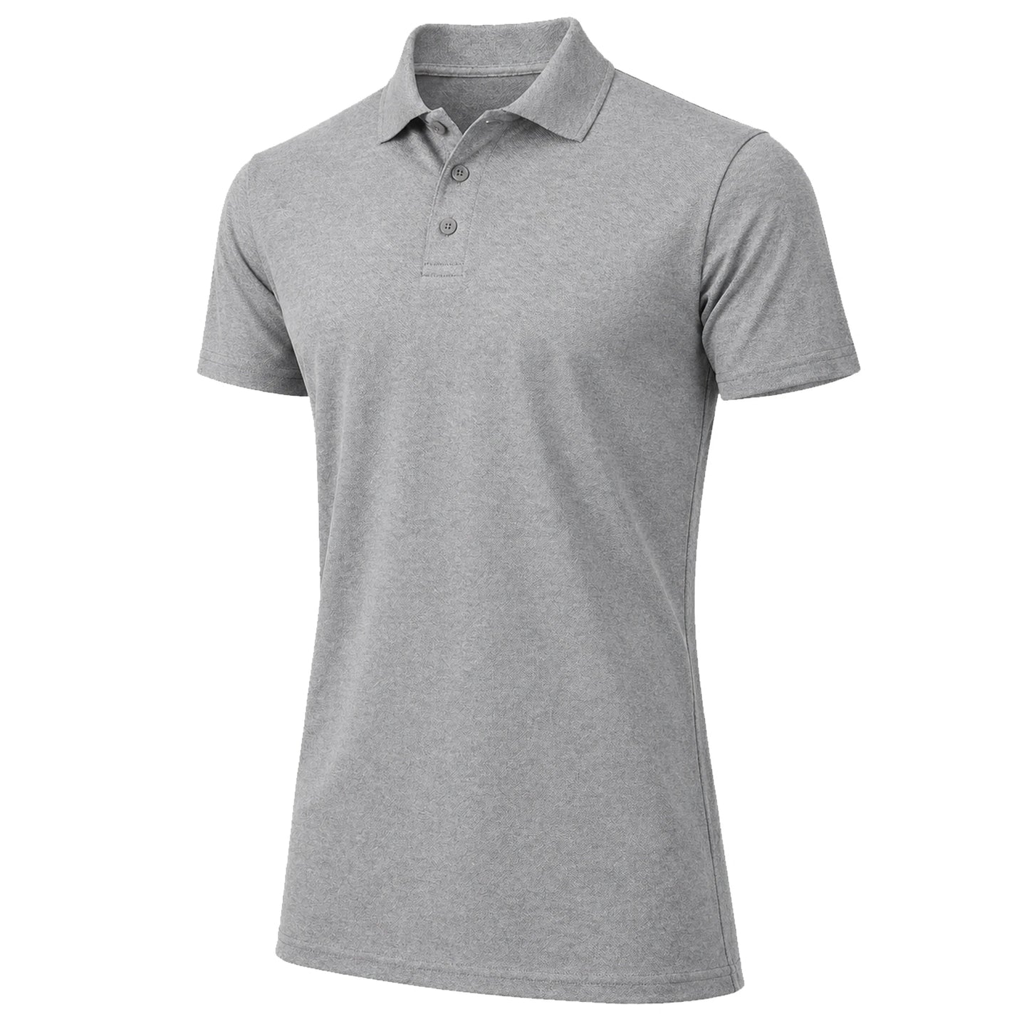 Men’s Short Sleeve Pique Polo Shirt Modern-Fit with Ribbed Collar and Breathable Cotton-Blend Fabric