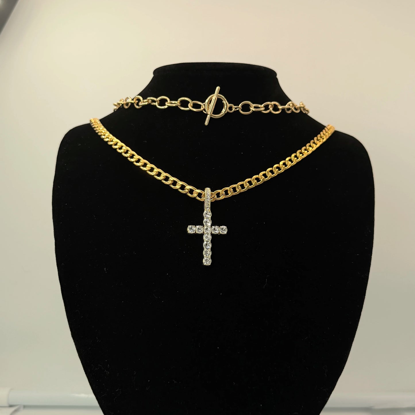 Fashion New Chunky Chain Necklace Women Simple Toggle Clasp Stainless Steel Chain Necklace For Halloween and Christmas Gifts