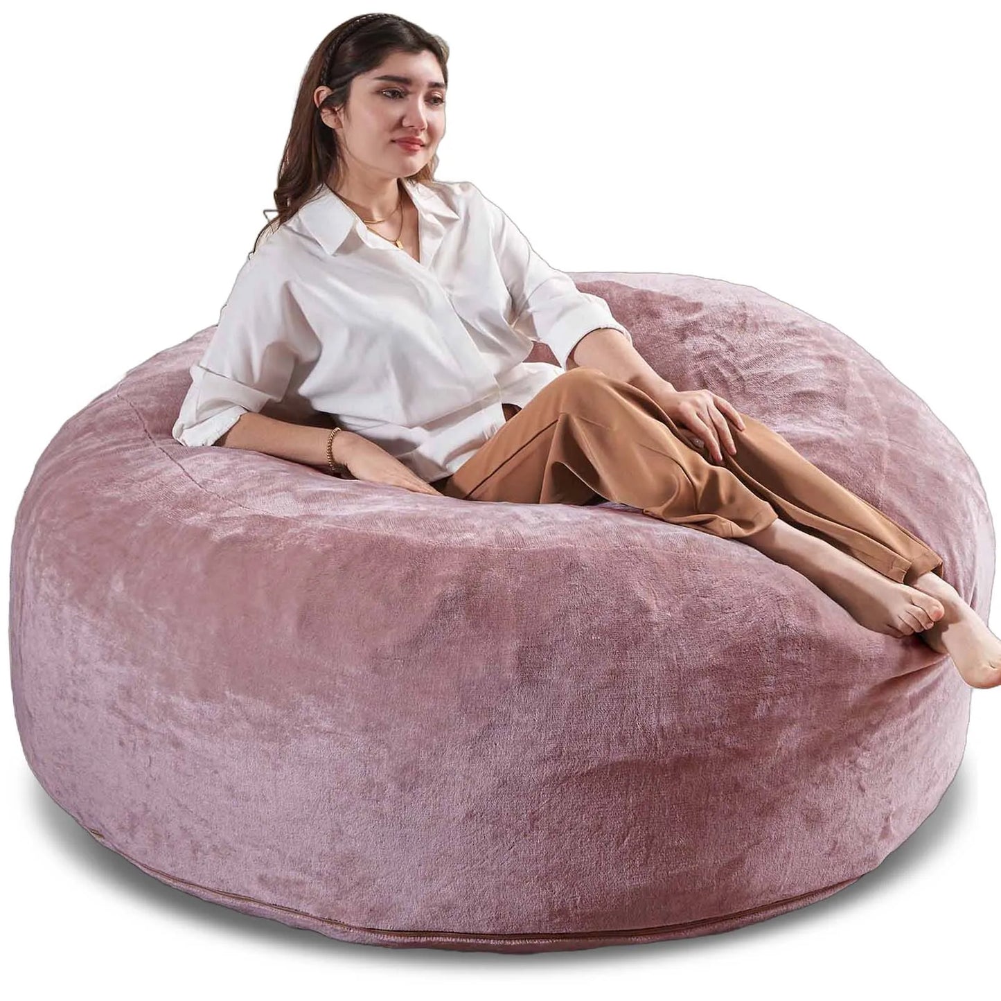 Bean Bag Chair with Filling Included Big Bean Bags Couch for Adults, Giant Beanbag Lazy Sofa for Living Room Bedroom and Dorm