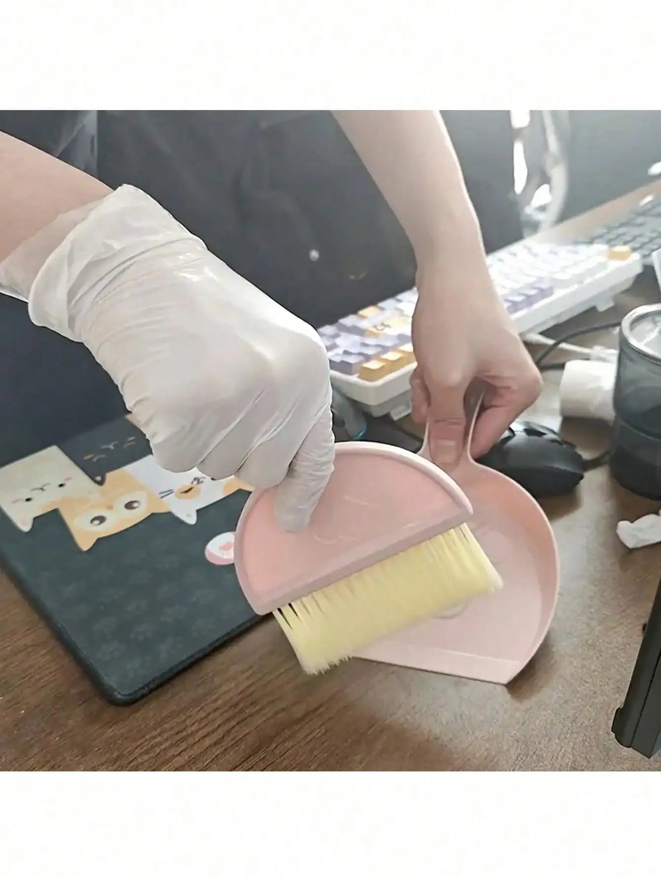100pcs/Pack Disposable Nitrile Gloves, Available In Pink, White, Black, Blue, Latex-Free, Waterproof Cleaning Gloves, Suitable For Household, Kitchen, BBQ Cleaning, Hair Dyeing, Manufacturing And Other Home Tools, Kitchen, Ba