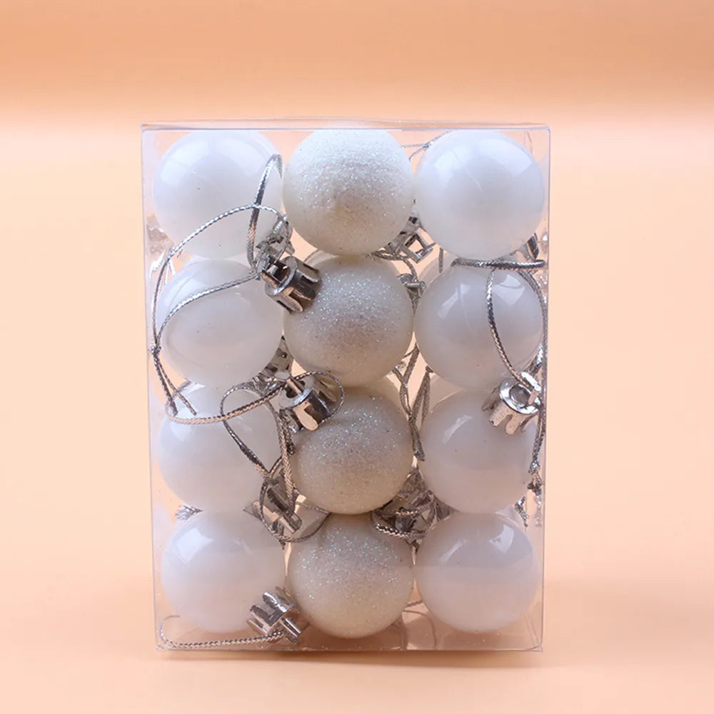 24Pcs Christmas Ball Christmas Tree Decoration Ornaments for Home Room Decor New Year Navidad Pendant Ball DIY Accessories