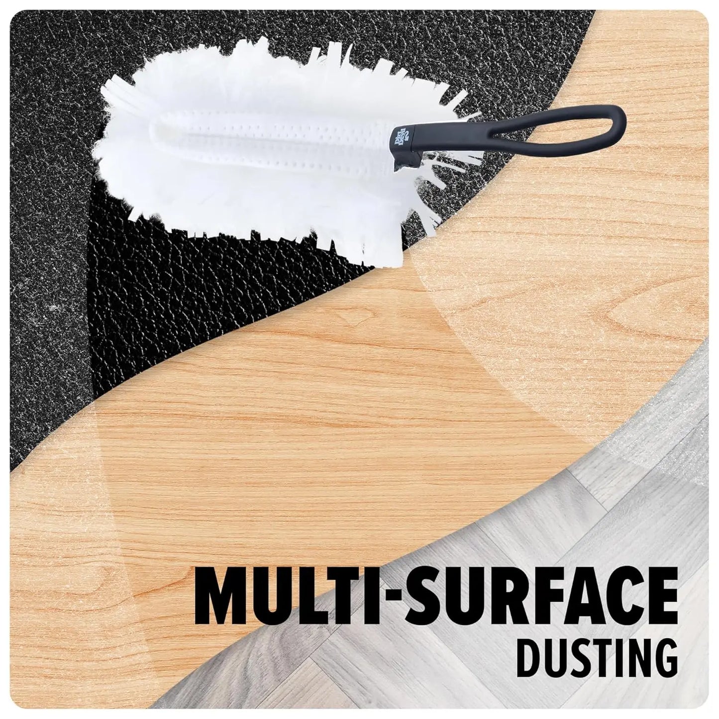 Handheld Duster, Hand Duster for Multi-Surface Cleaning, Includes Replacement Disposable Heads