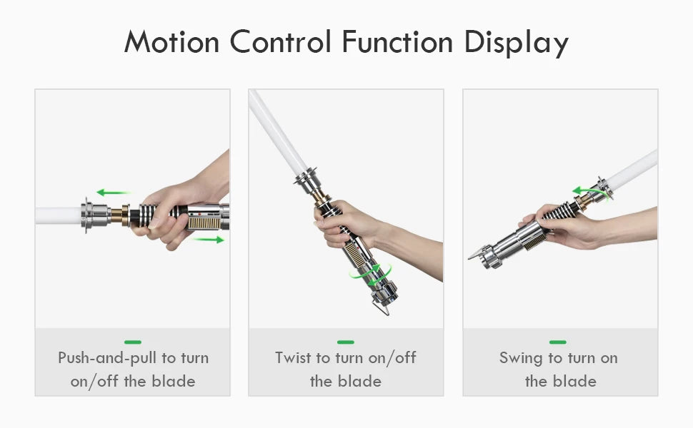 Luke Saber Inspired Lightsaber XRGB3.0/Xenopixel 3.0 Smooth Swing App Control Colour Change