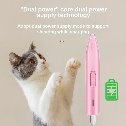 Butt Trimmer Hair Cutter Pet Cat Grooming Trimmer Scissors Dog Foot Hair Hairdresser Pedicator Ear Electric Dog Professional