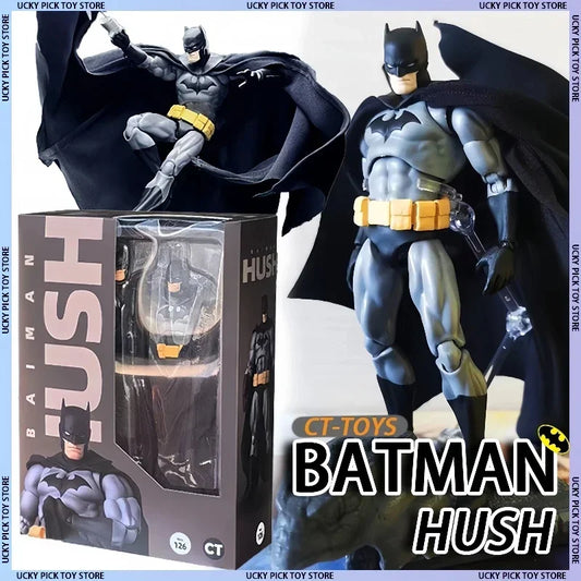 Batman Hush Mafex 126 Dc Batman Figure Action Figure Anime Shf Figurine Statue Model Custom Gift For Kids Toys By Ct Toys