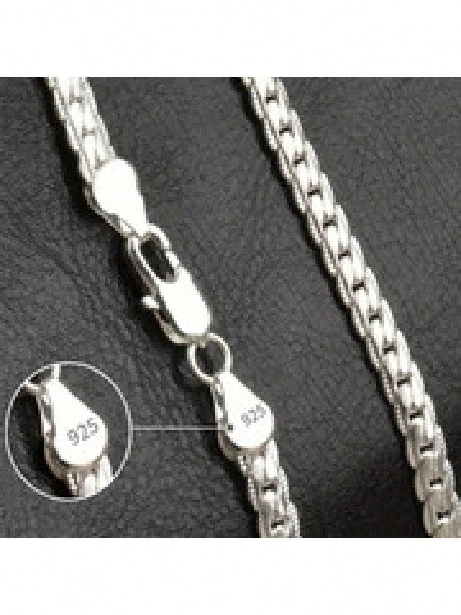 20" Sterling Silver Necklace Chain - 1.2mm Rope Chain for Pendants, DIY Jewelry Making, Wedding & Engagement Gifts
