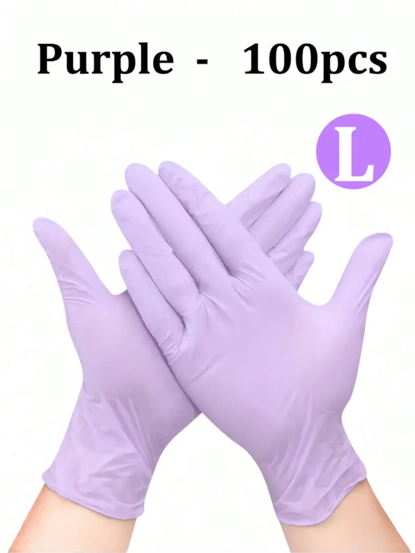 100pcs/Pack Disposable Nitrile Gloves, Available In Pink, White, Black, Blue, Latex-Free, Waterproof Cleaning Gloves, Suitable For Household, Kitchen, BBQ Cleaning, Hair Dyeing, Manufacturing And Other Home Tools, Kitchen, Ba