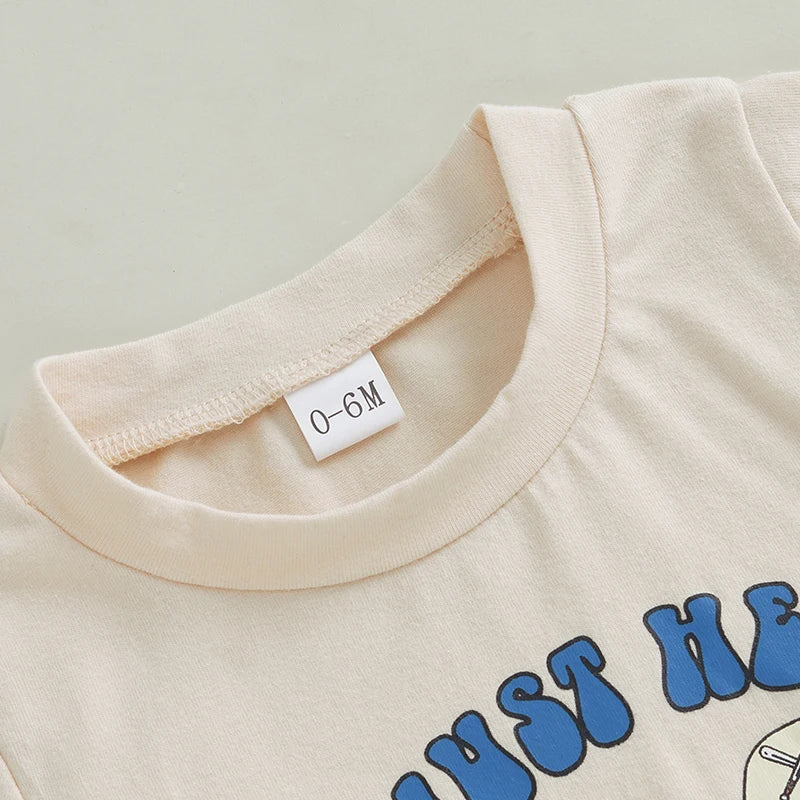 Baby Boy Summer Clothes Dinosaur Print Short Sleeve T-Shirt Camouflage Shorts Outfit for Toddler Boy