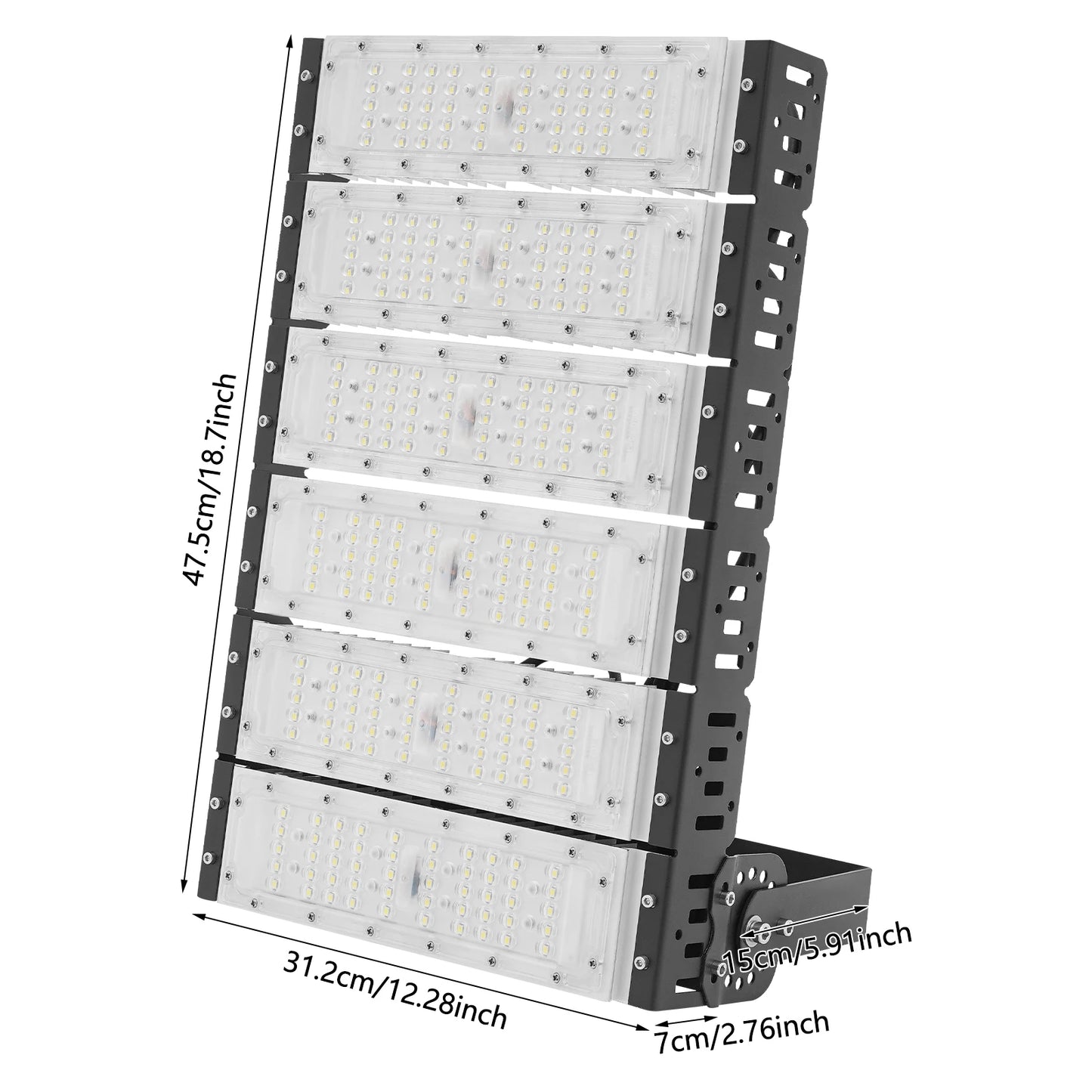 300w Outdoor Flood Light, LED Stadium Flood Light, Waterproof Flood Light for Lighting in Tunnels, Factories, Sports Fields