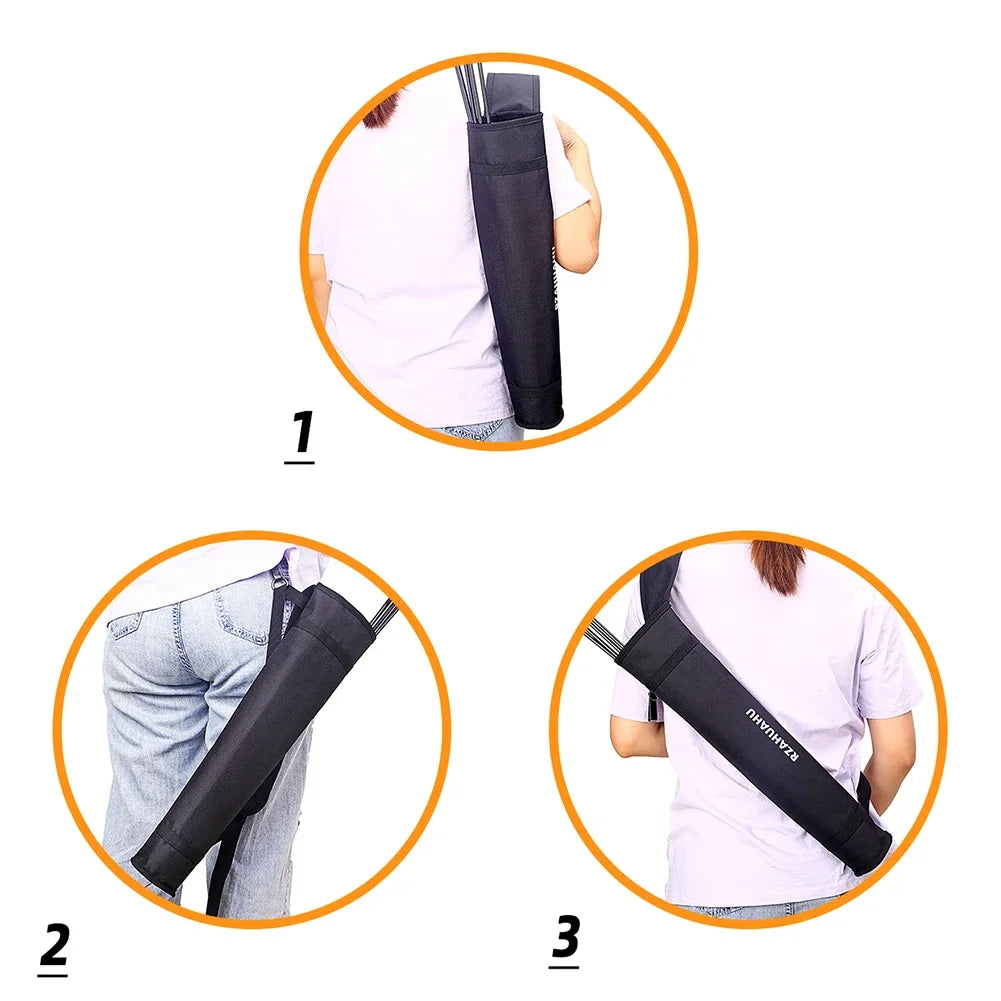 Archery Arrow Quiver Holder Adjustable Waist Hanged Carry Bag Arrow Holder for Arrows Bow Hunting and Target Practicing  Рогатка