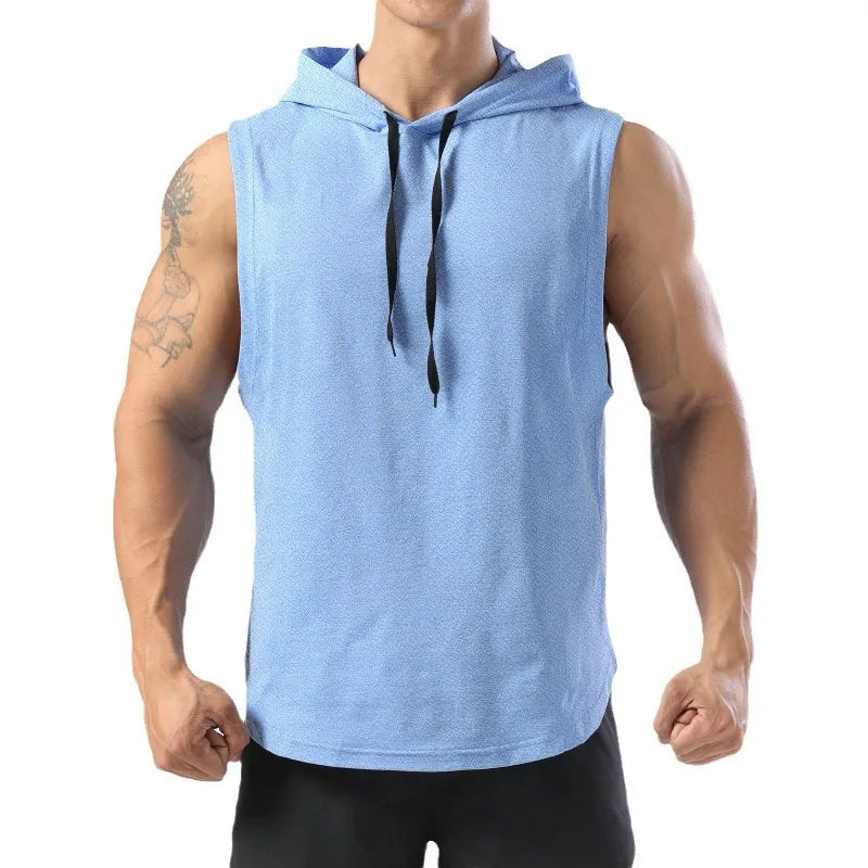 Summer Men Gym Tank Top Quick Dry Sleeveless Shirt Basketball Running Vest Casual t-Shirts Fitness Bodybuilding Top Man Clothes