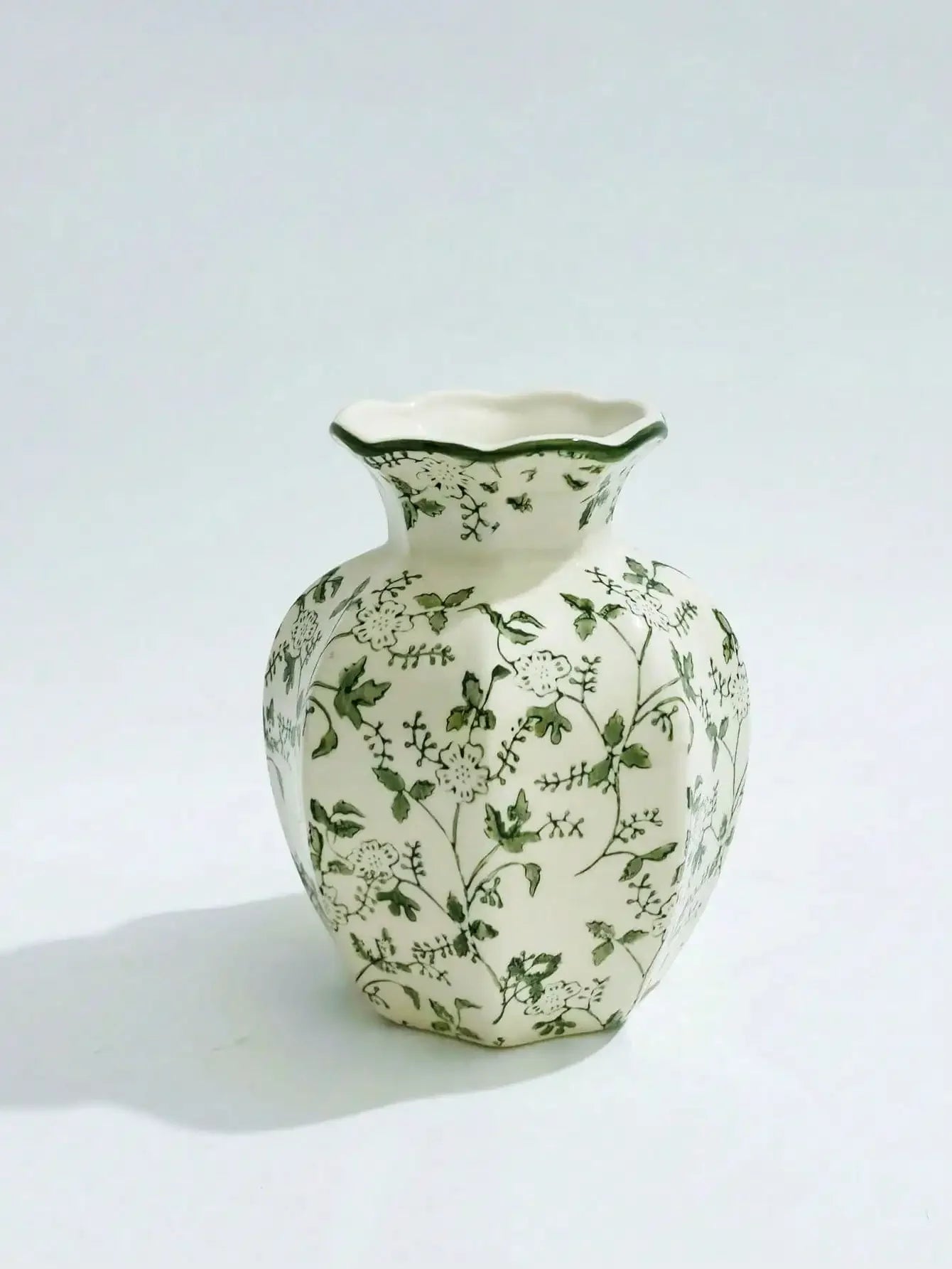 1 Pc Blue & White Porcelain Vase, New Chinese Retro Flower Vase, Living Room, Entrance, Office Floral Decor, Atmosphere Photogra
