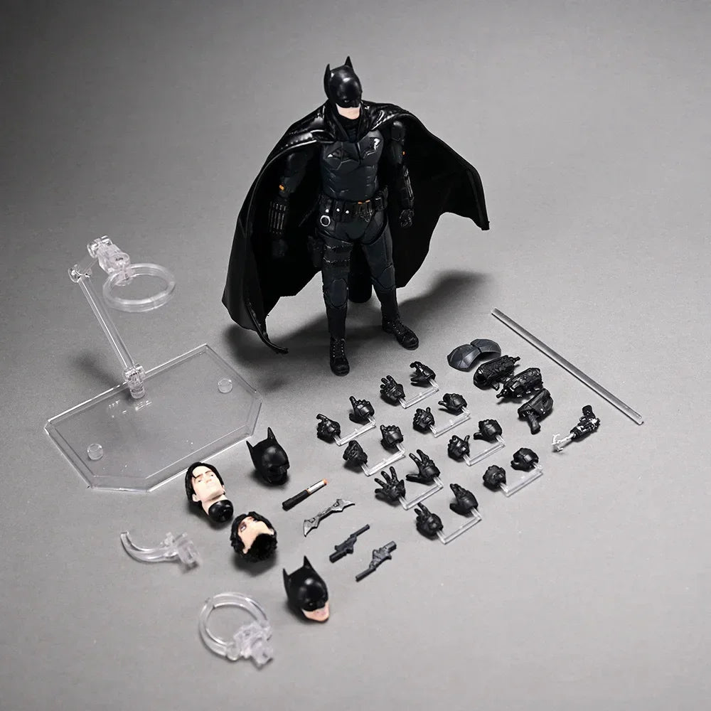 Hot In Stock Anime Figurines The Batman Mafex 188 Robert Pattinson Movie Version Figurine  Justice League Batman Action Kids Toy