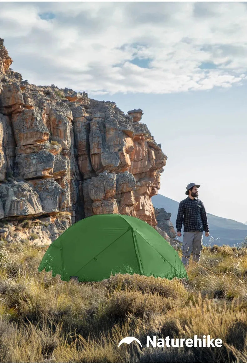 Naturehike Mongar 2 Person Backpacking Tent 210T Ultralight Travel Tent Waterproof Hiking Survival Outdoor Camping Tent