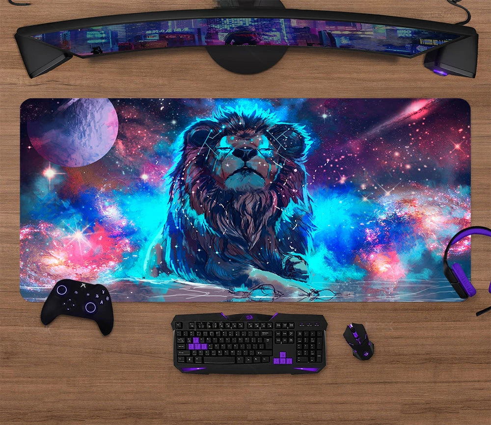 Gothic Wonders Desk Mat, 800X300 Cat City Mouse Pad, Big Gaming mouse pad xl, Cute Track Pad, Aesthetic Desk Pad, XL Deskmat