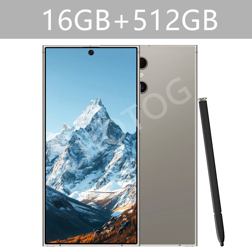Magnetic Case For Original Cellphones SMS 24 Ultra 5G Dual Sim Smartphone Cases For Android 14 Cell Mobile Phone 22GB+2TB Cover
