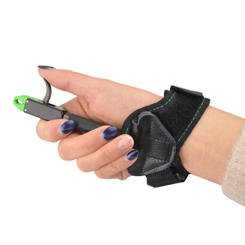 Archery Caliper Release Aid 360° Rotatable Jaw Aluminum for Compound Bow Beginners Target Shooting Outdoor Hunting