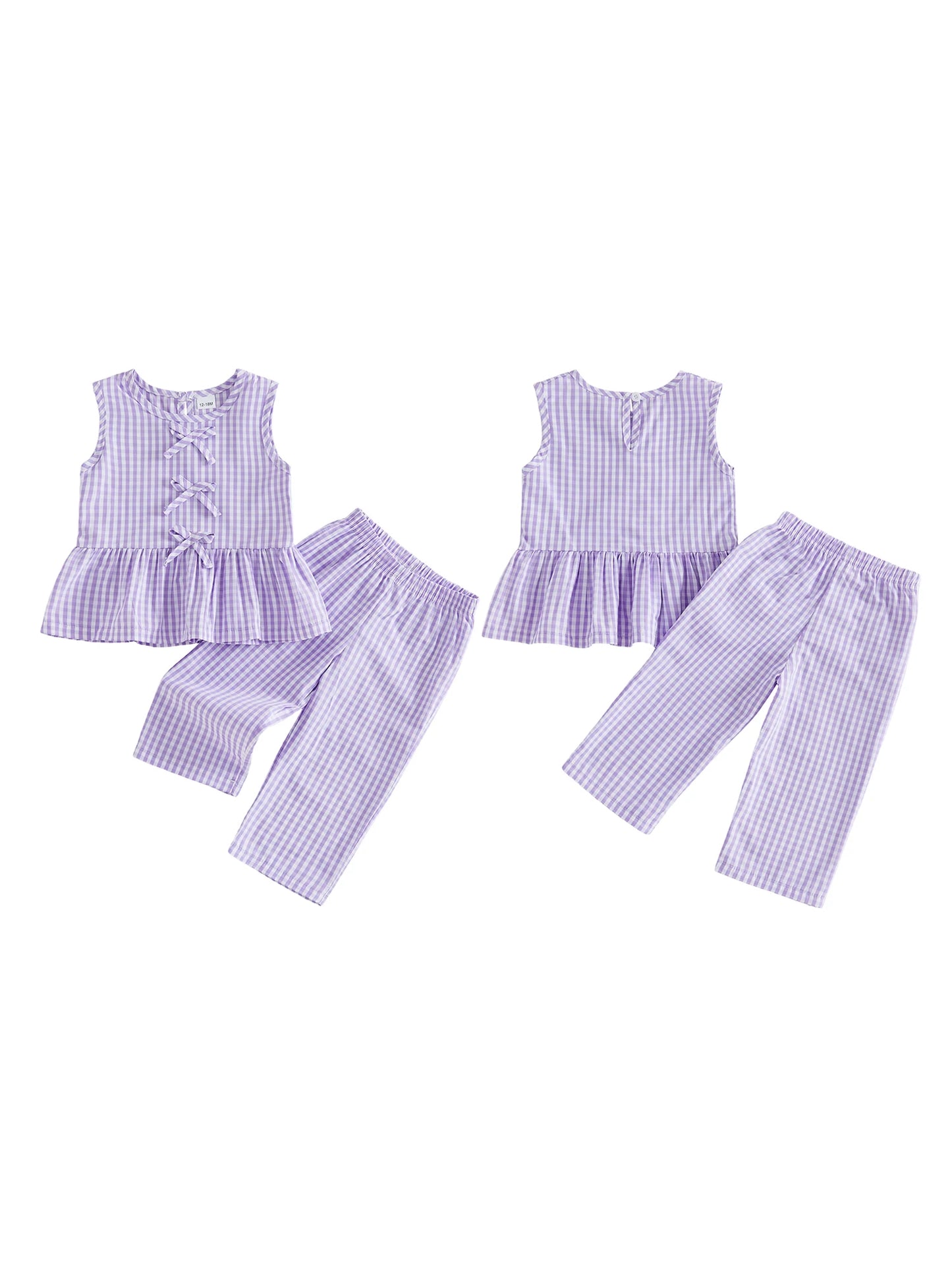 Cute Baby Girl Sleeveless Ruffle Top and Shorts Set with Floral Print and Bow Detail for Summer Outfits