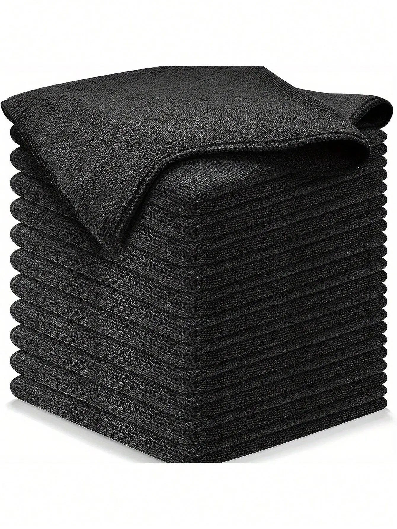 5/10pcs Microfiber Light Gray Kitchen Towel Set, Highly Absorbent, Soft & Easy To Clean, Suitable For Cleaning Glass, Cooking Surfaces, Pots & Pans, Faucets, Appliances, Cars, Kitchen, Bathroom, Home