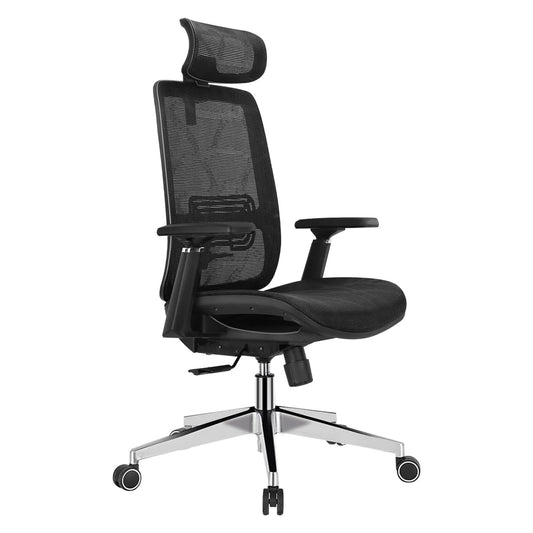 New Ergonomic Mesh Adjustable Lumbar Support Office Chair 120°Tilt High Back Comfortable Computer Chair with Soft Flip Up Arms