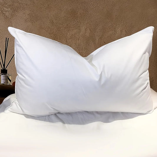 2pcs/Set 50% Goose Feathers Down Pillows White Queen Pillows Luxury Hotel Collection Goose Down Pillows Breathable