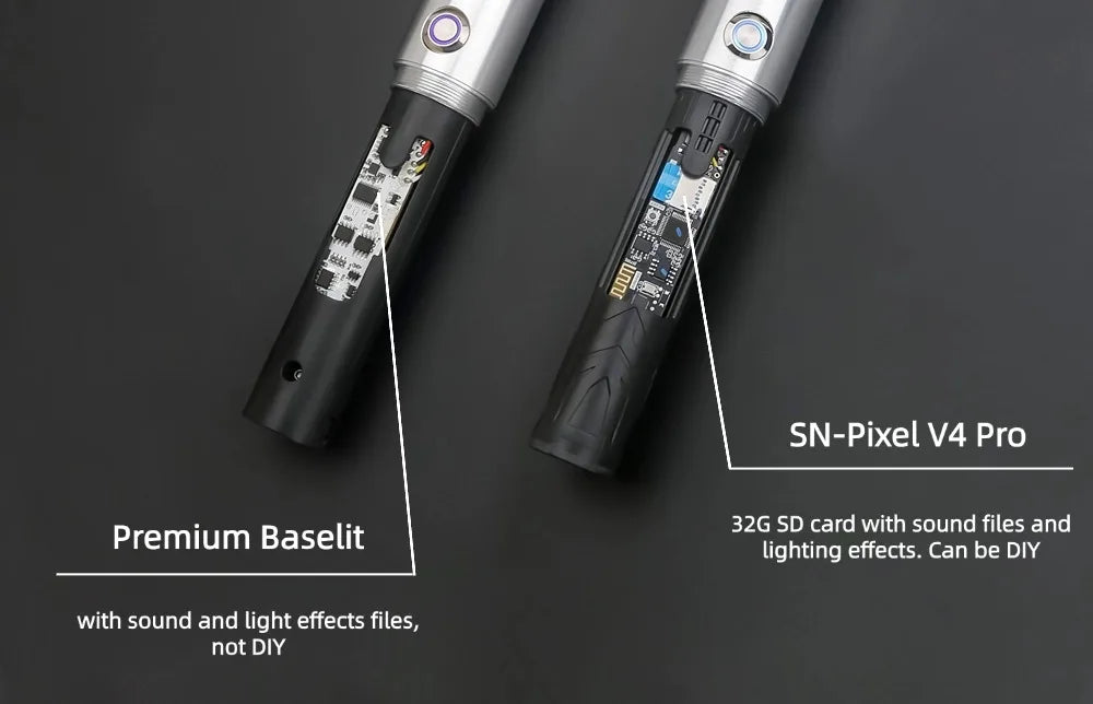 TXQSABER OBW EP3 Bluetooth Lightsaber 12colors Light Sword Smooth Swing FOC Blaster Metal Hilt Heavy Dueling Sword Jedi Cosplay Toys