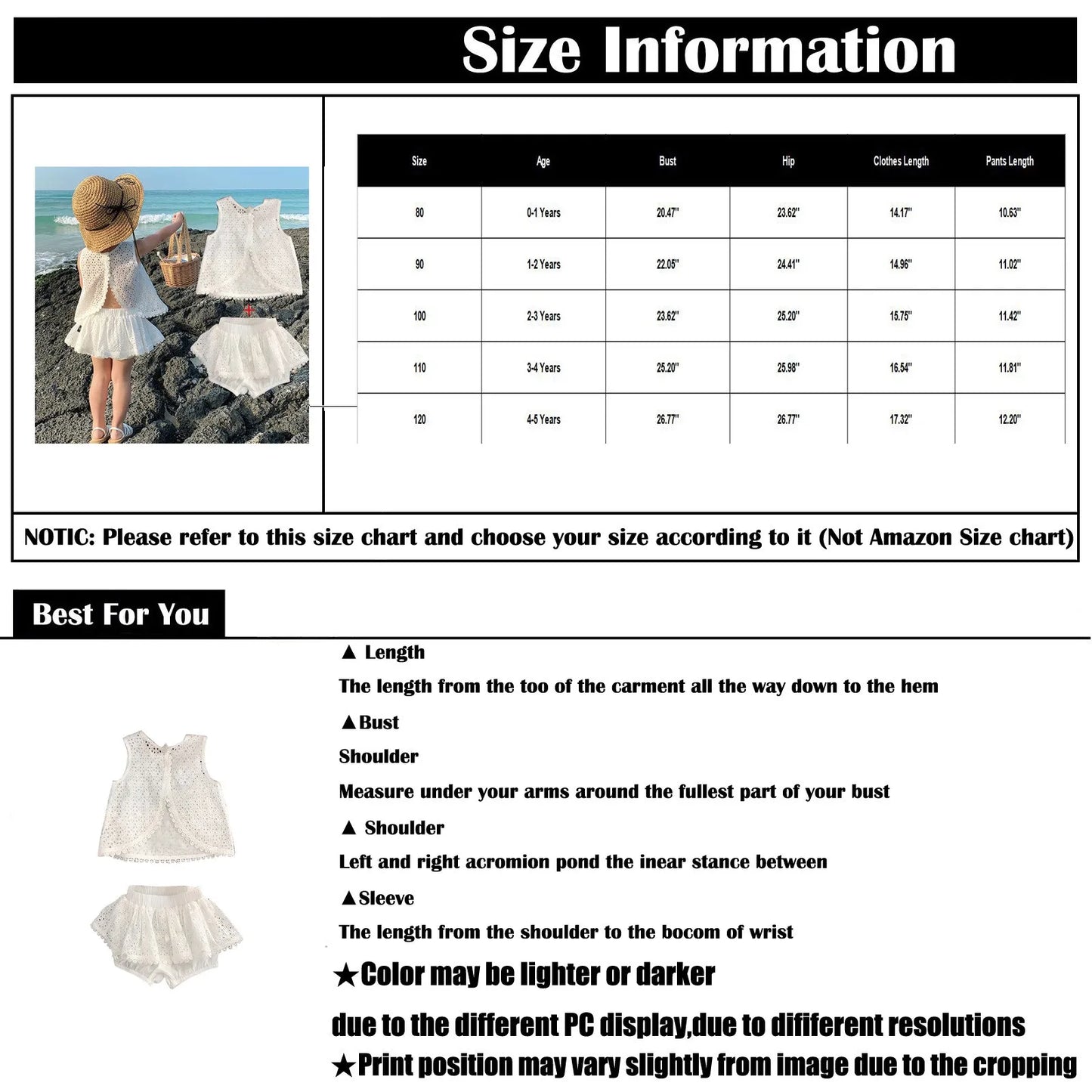 Girls 2025 Summer Clothing Sets Hollow Lace Suit Baby Casual Sleeveless T-shirt+Shorts Kids Clothing Sets Baby Clothes Outfits