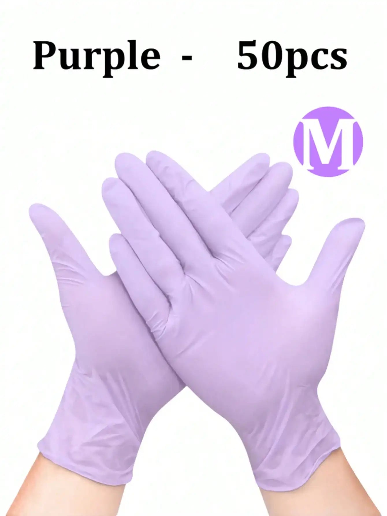 100pcs/Pack Disposable Nitrile Gloves, Available In Pink, White, Black, Blue, Latex-Free, Waterproof Cleaning Gloves, Suitable For Household, Kitchen, BBQ Cleaning, Hair Dyeing, Manufacturing And Other Home Tools, Kitchen, Ba