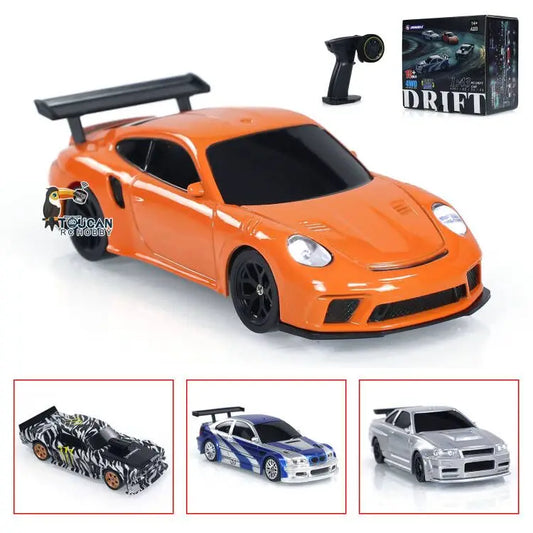 US Stock 1/43 Toys RC Speed Car 4WD RTR Four-wheel Drive Remote Control Mini Racing Drifting Car High Speed Model Gift for Boys