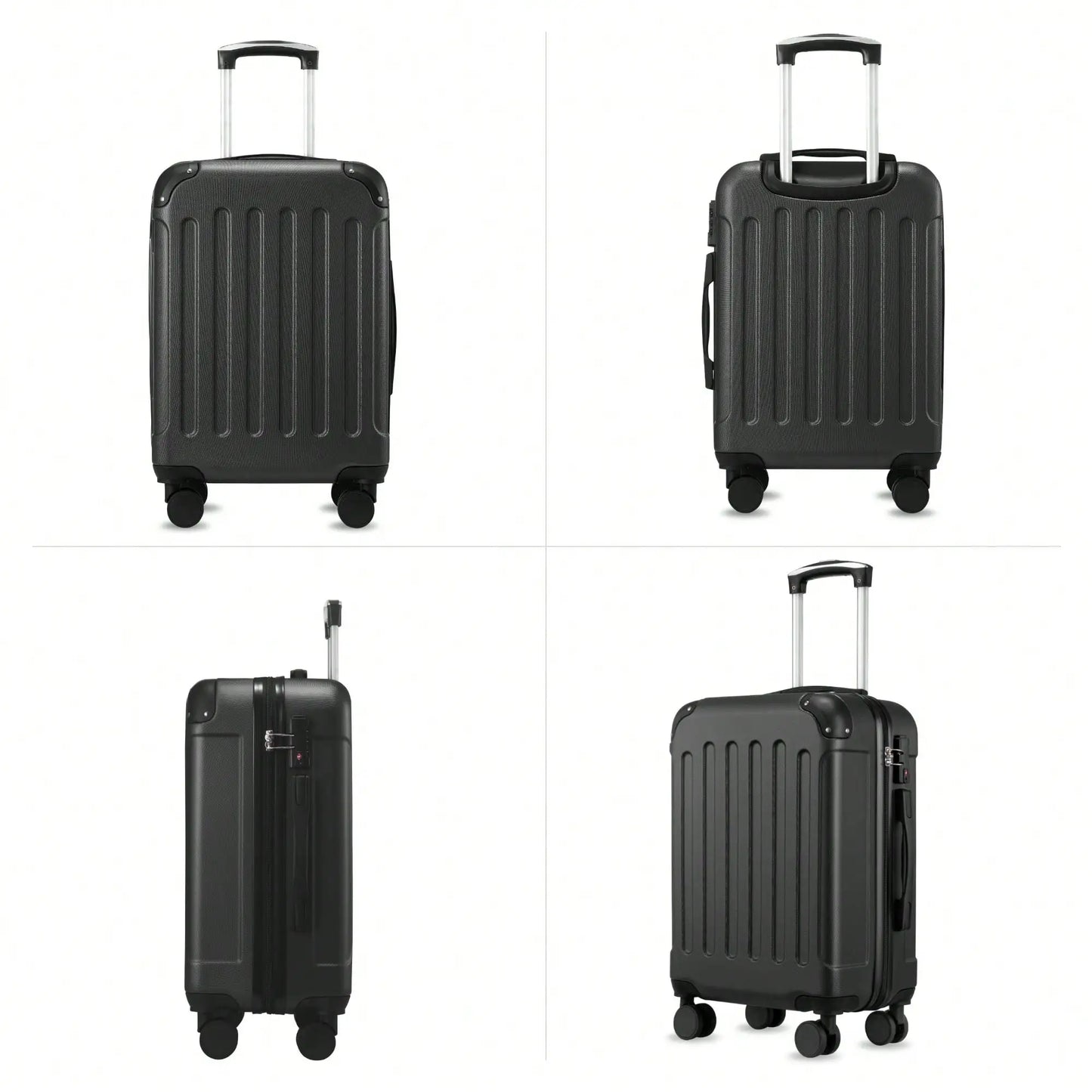 Luggage Sets 5 Piece,Hardside Suitcase With Wheels - Spinner Wheels, TSA Lock, Includes Toiletry Bag For Family Travel Luggage Case Trolley Suitcase Spinner Suitcase Travel Luggage nizer Travel Stuff