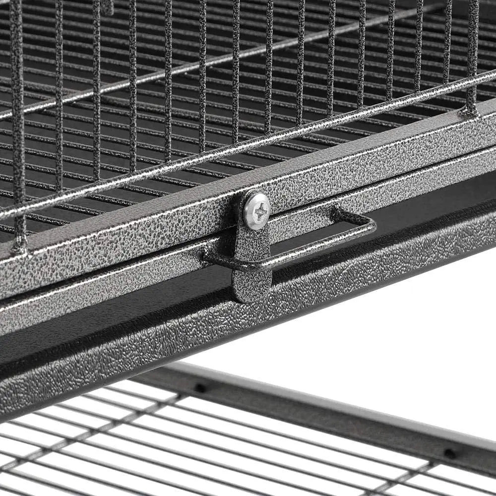 52-inch Wrought Steel Standing Large Flight King Bird Cage for Cockatiels African Grey Quaker Amazon Sun Parakeets Green