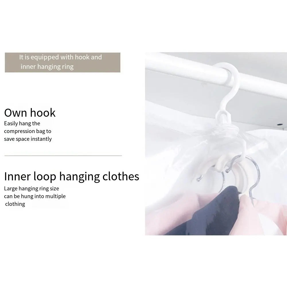 Space Saving Seal Organizer Hanging Vacuum Storage Bags Space Saving Seal Wardrobe Compressed Bag for Clothes Suits Dress Jacket