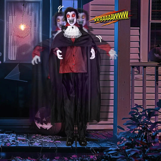 5.7ft Halloween Outdoor Decoration - Spooky Garden Prop for Haunted House Parties