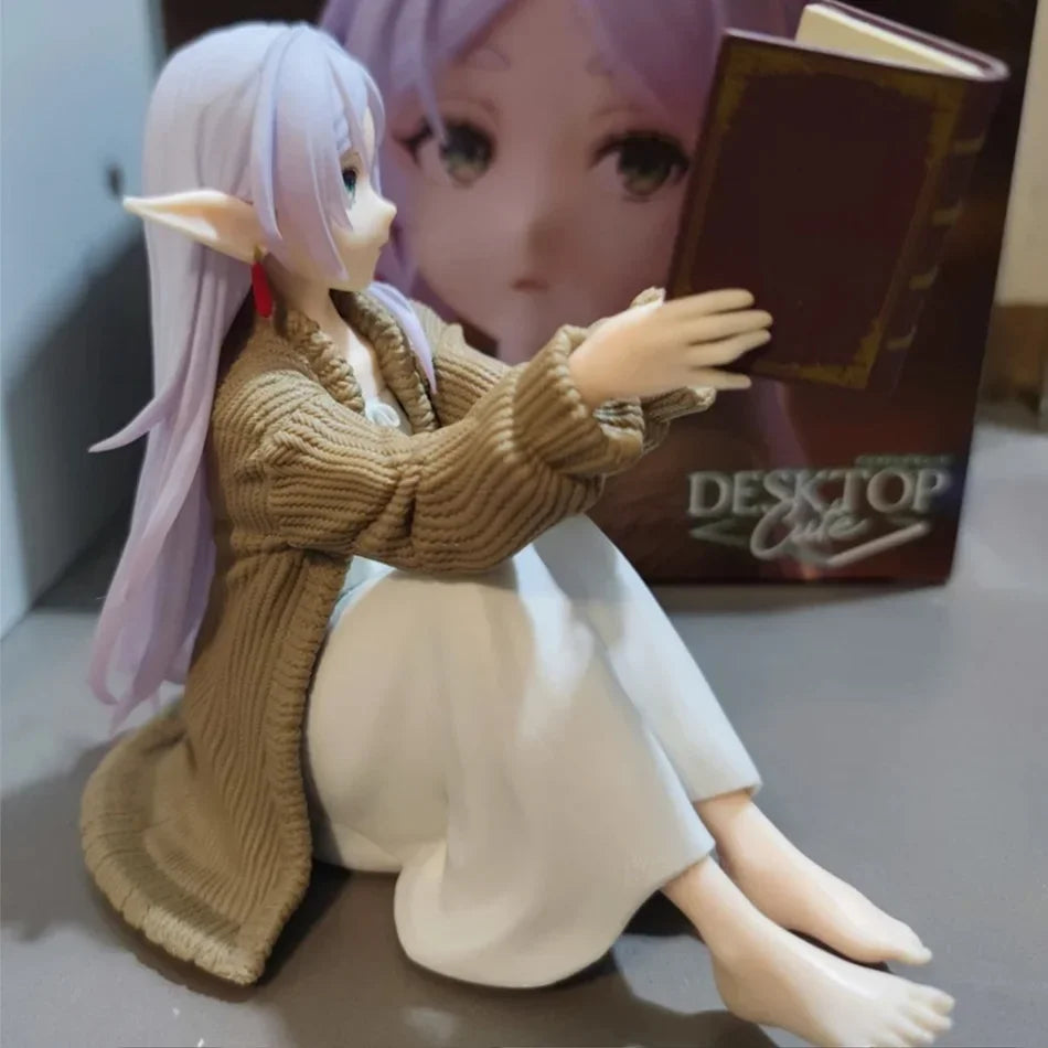Frieren Beyond Journey's End Frieren Anime Figure Desktop Cute  no night-suit Frieren Action Figure  Figurine Model Doll Toy