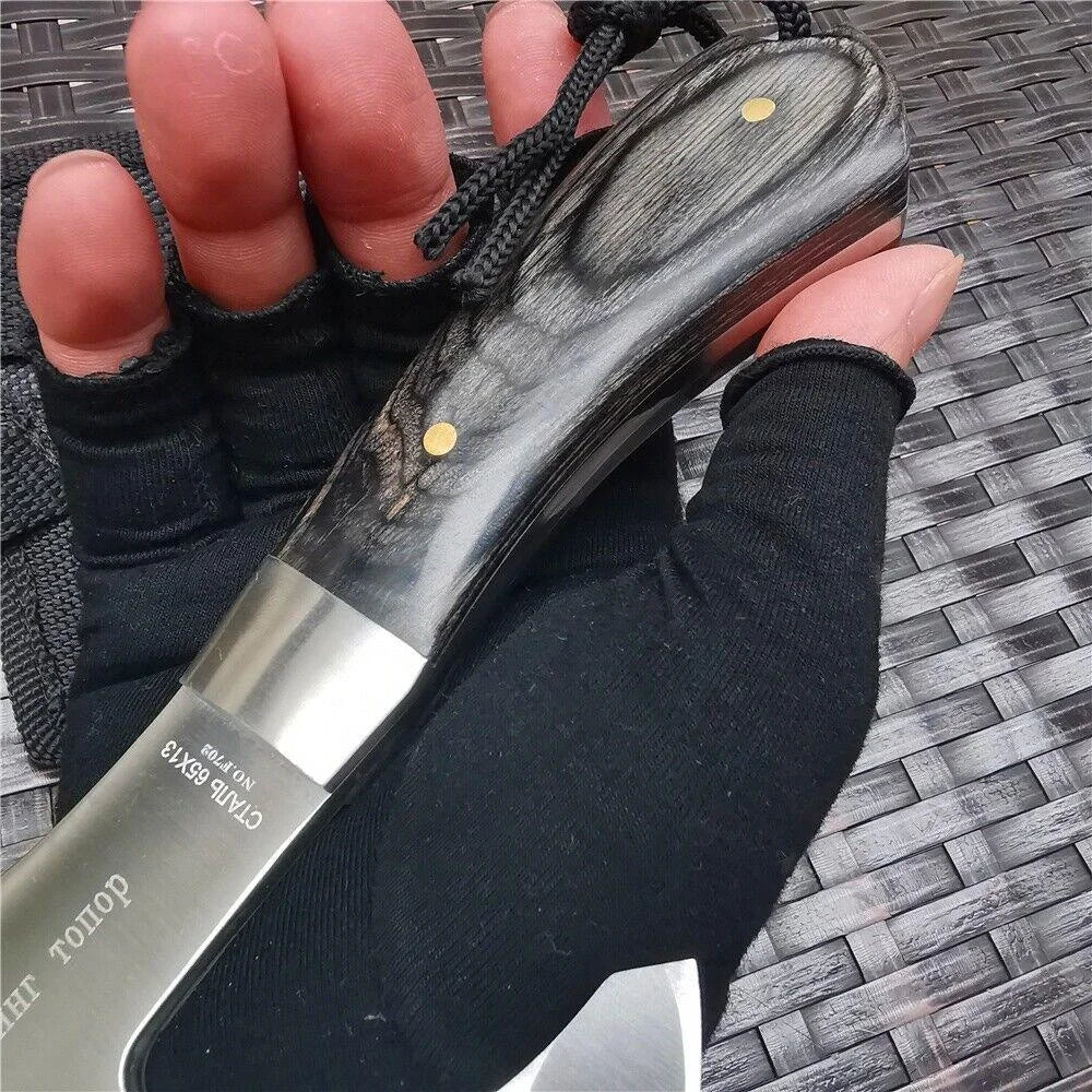 8.66 Inch Hand Forged Portable Stainless Steel Hunting Peeling Sharp Fruit Knife