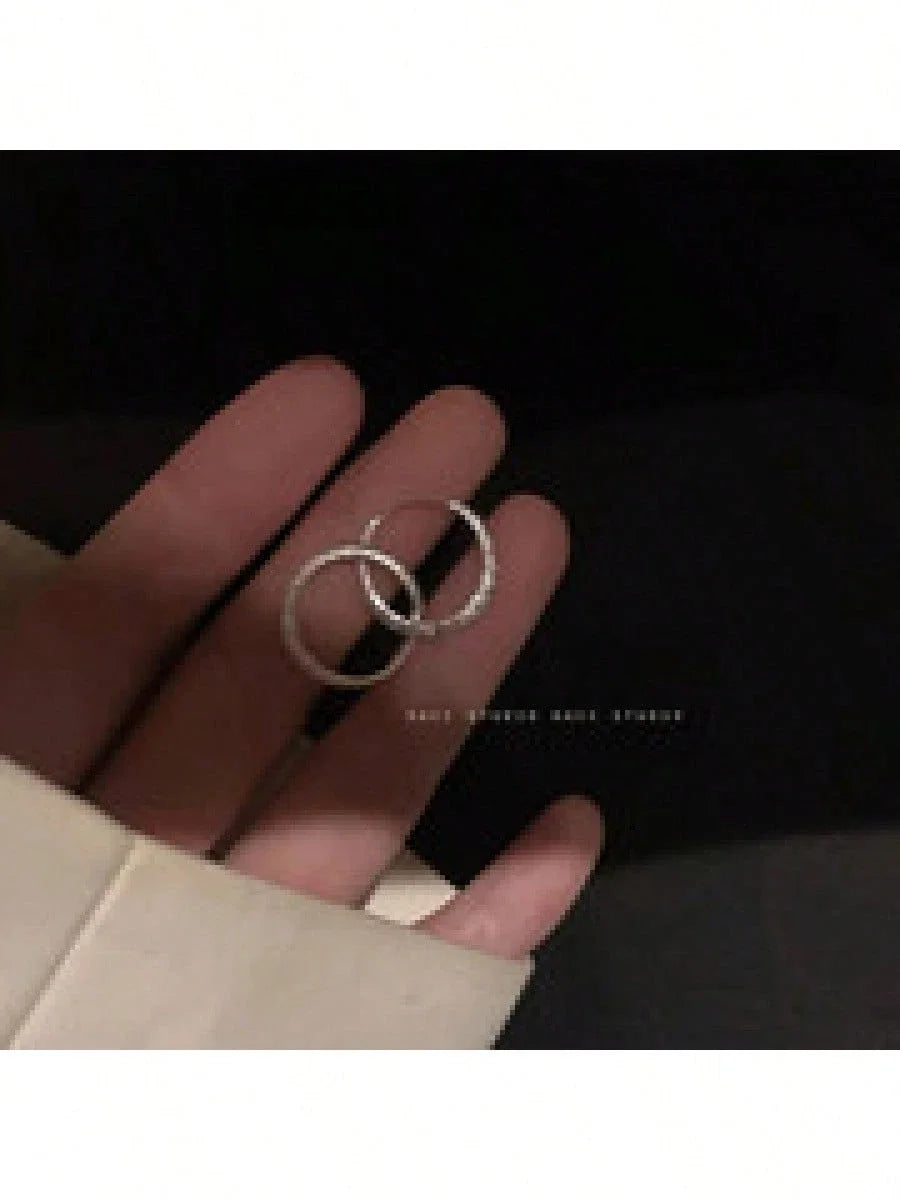 925 Sterling Silver Round Earrings - Simple Circle Hoops & Studs, Minimalist Everyday Jewelry for Sensitive Ears