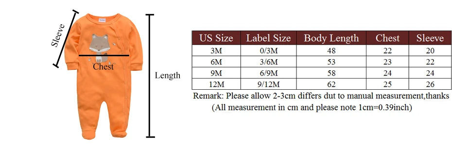 3/4 Pcs Kavkas Boy Romper 100% Cotton Polka Dot O-neck Newborn Baby Girls Clothes Full Sleeve Summer Jumpsuit 0-12 months