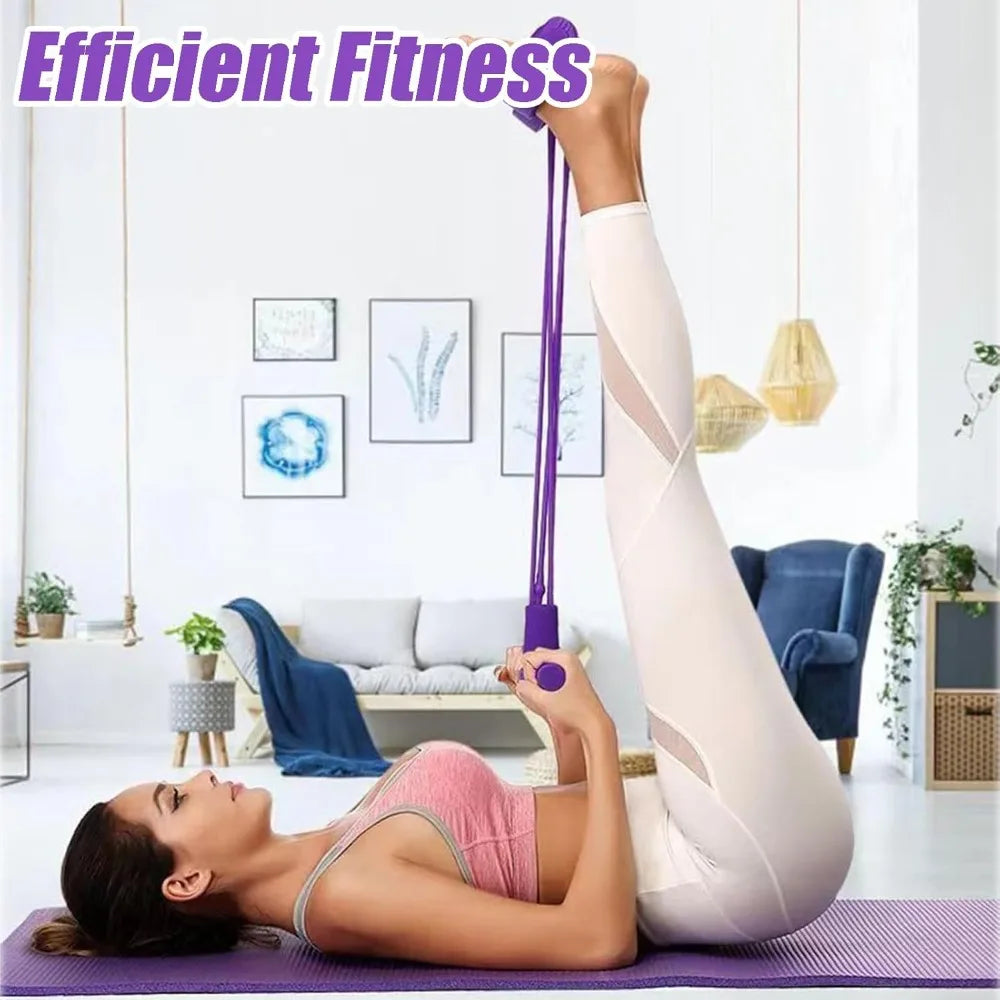 Full Body Workout Resistance Bands, 38cm Portable, TPE Elastic Tubes with Foam Grips, for Strength & Toning at Home/Gym