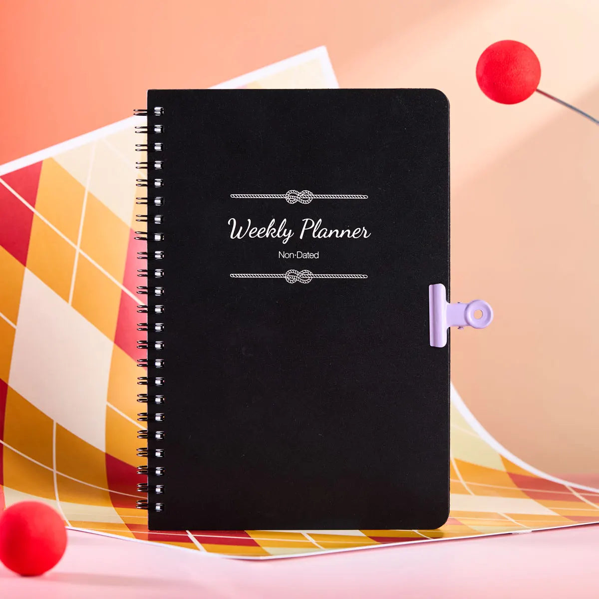 Planner Schedule Agenda Efficiency Notebook Daily Weekly Monthly Diary Journal for Students School Office Stationery Supplies