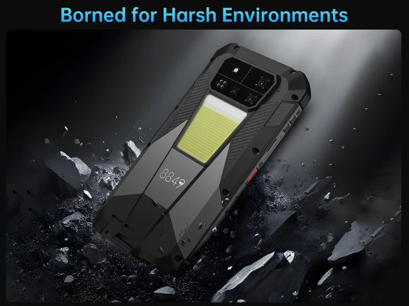 8849 SHARK 3 Unihertz Rugged Smartphone Dimensity 8300 Android 14 32GB 512GB  3K AMOLED Screen 11600mAh Night Camera 5G Phone