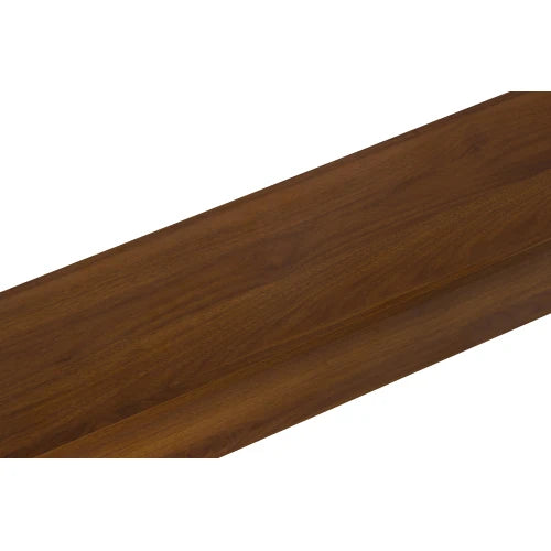 Modern Geometric Block Stacked Wood Console Table With Natural Finish
