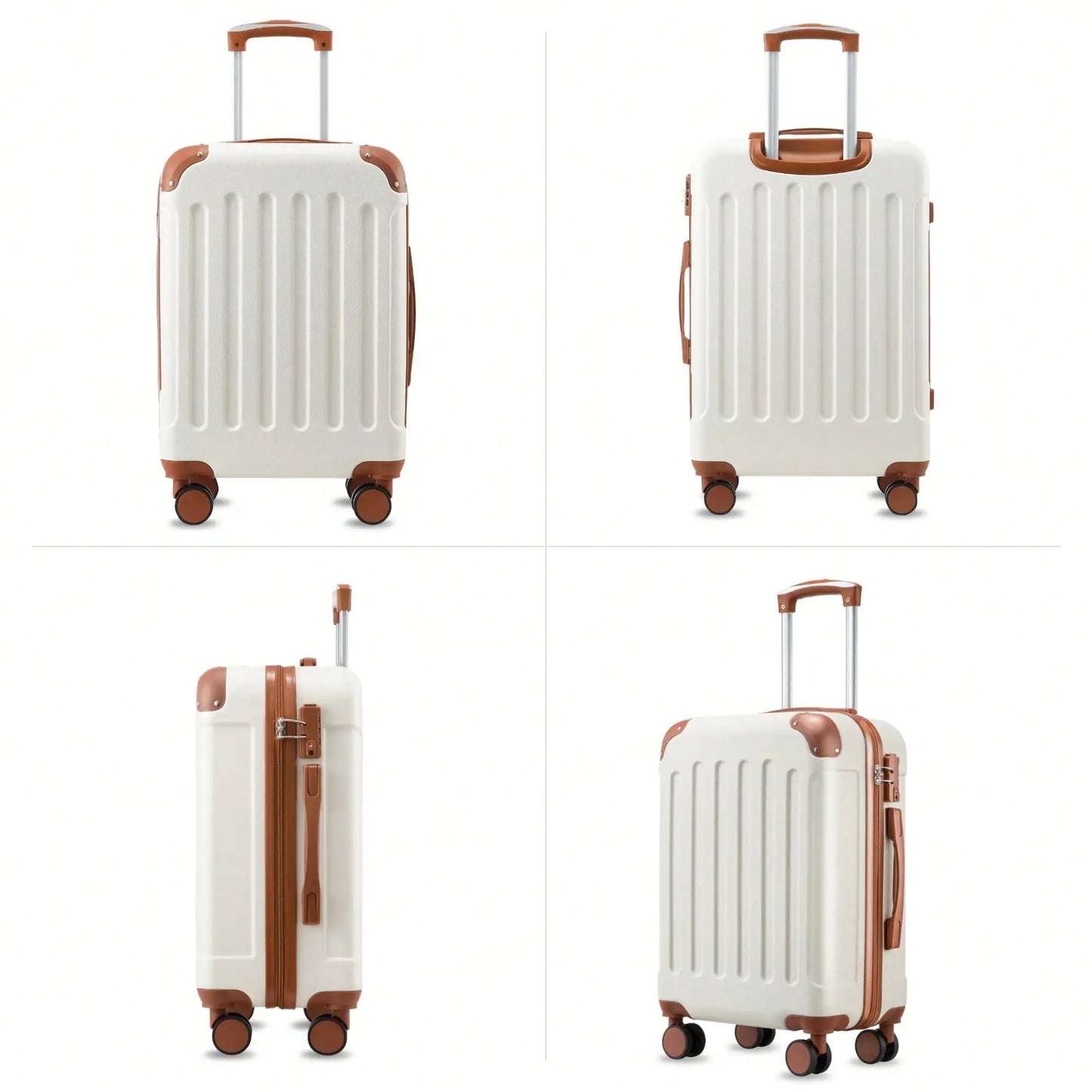 Luggage Sets 5 Piece,Hardside Suitcase With Wheels - Spinner Wheels, TSA Lock, Includes Toiletry Bag For Family Travel Luggage Case Trolley Suitcase Spinner Suitcase Travel Luggage nizer Travel Stuff