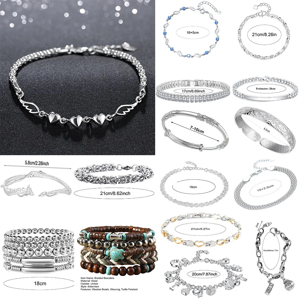 Fashion charms 925 Sterling Silver Net beads long Earrings for Women Pretty fashion party wedding Jewelry Holiday Gifts