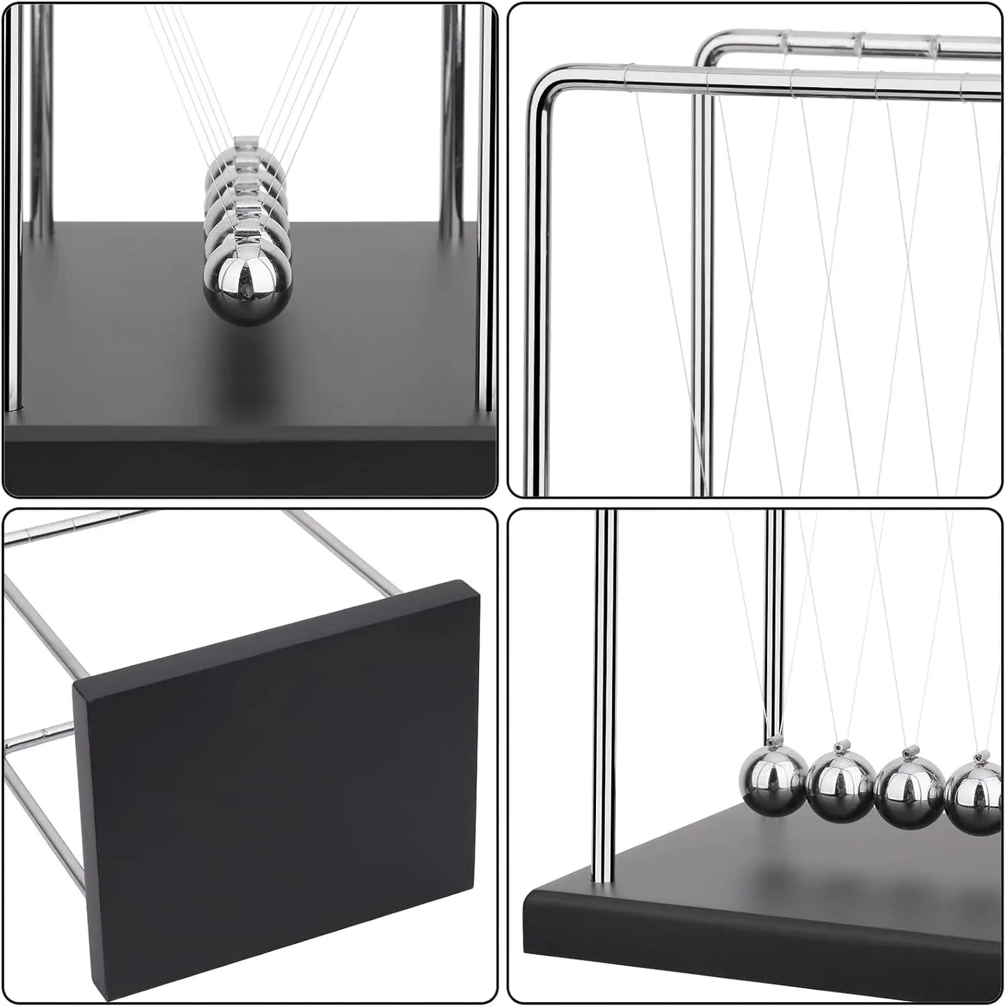Nuvelle Store QLKUNLA Newtons Cradle Balance Balls Science Physics Gadget Desktop Decoration Kinetic Motion Toy for Home and Office
