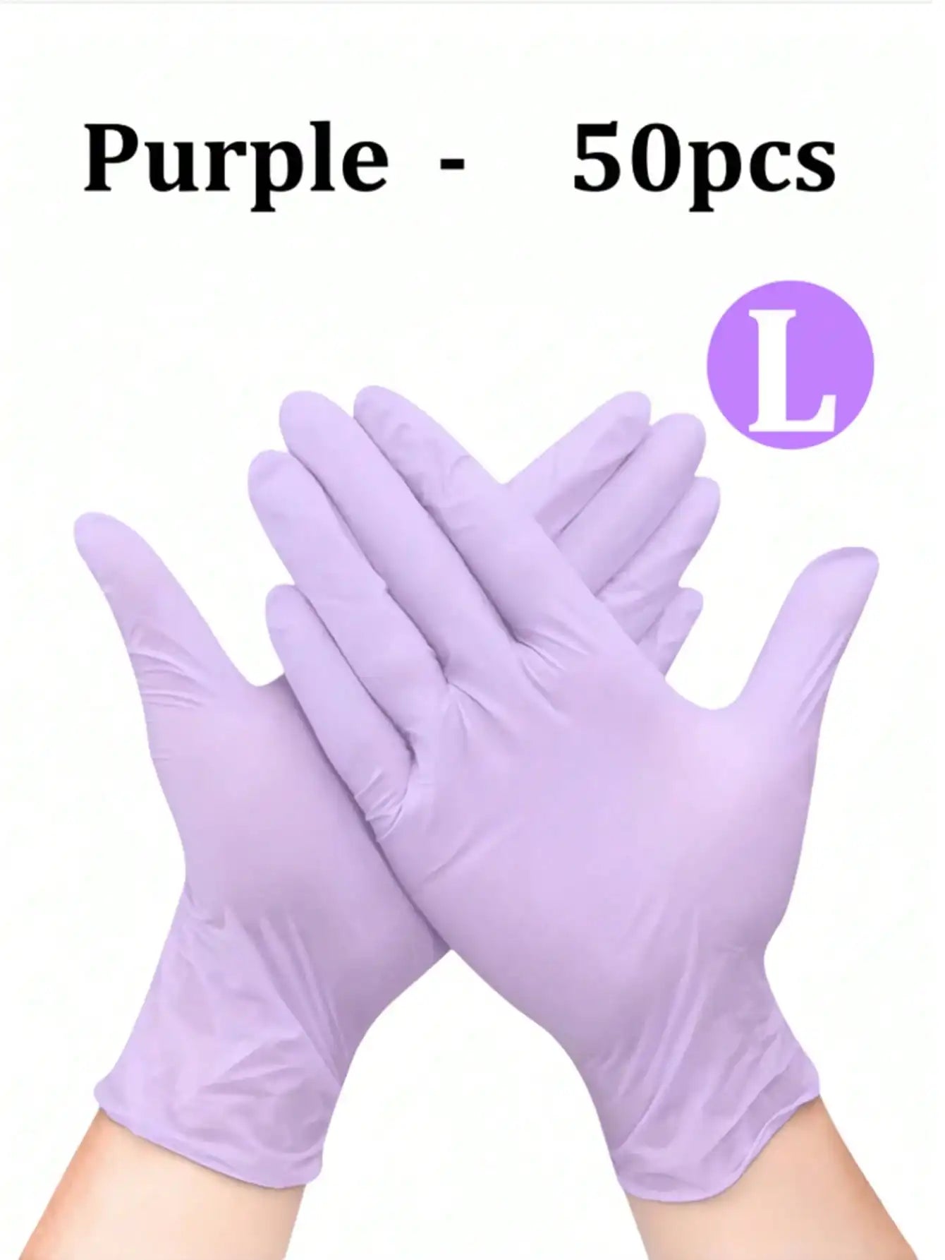 100pcs/Pack Disposable Nitrile Gloves, Available In Pink, White, Black, Blue, Latex-Free, Waterproof Cleaning Gloves, Suitable For Household, Kitchen, BBQ Cleaning, Hair Dyeing, Manufacturing And Other Home Tools, Kitchen, Ba