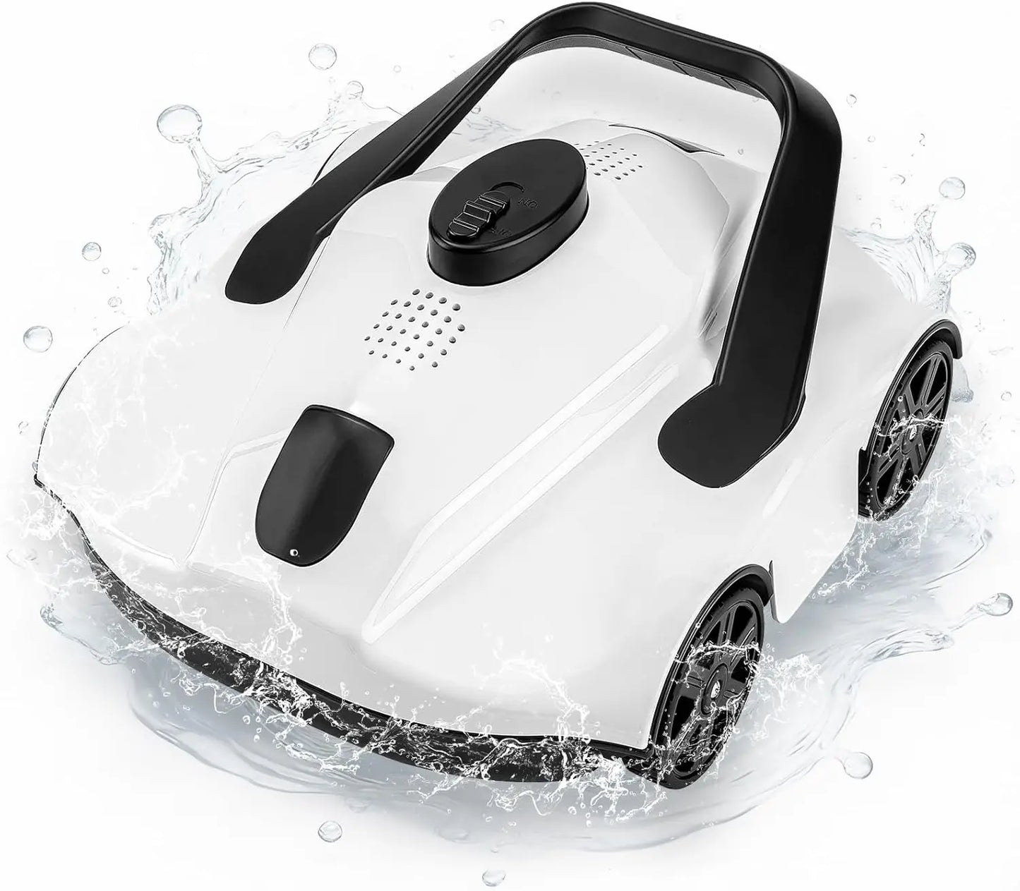 Cordless Robotic Pool Suction Cleaner – 130-Min Runtime, Powerful 5200mAh Battery, Self-Parking, Efficient Filtration, Lightweight & Portable Automatic Sweeper For Pools up to 860 Sq.Ft