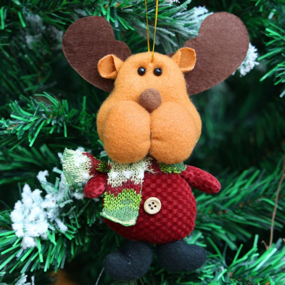 Christmas Doll Ornaments Innovative Elk Santa Snowman Merry Christmas Tree Decoration For Home Table Decor Navidad Gift 2025