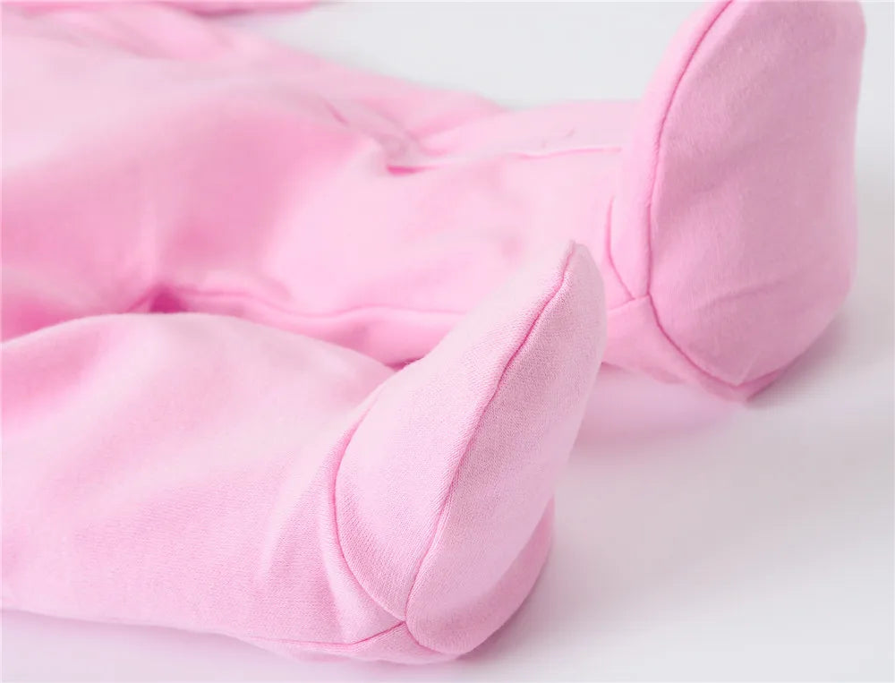 3/4 Pcs Kavkas Boy Romper 100% Cotton Polka Dot O-neck Newborn Baby Girls Clothes Full Sleeve Summer Jumpsuit 0-12 months